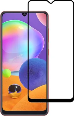 Zdjęcie produktu dla Pełna osłona ekranu Smartphonica Samsung Galaxy A31 wykonana ze szkła hartowanego z zaokrąglonymi rogami