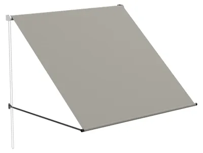 Productafbeelding van Zonnescherm - Uitschuifbaar - Aluminium Zonwering - Balkonzonnescherm - Tuinscherm - 235x145 cm