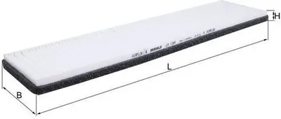 Produktbild von MAHLE Innenraumfilter LA 1164 Pollenfilter