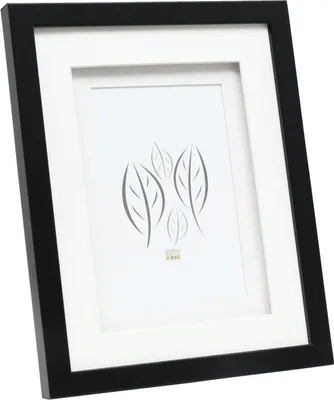 Image de Deknudt S65KK2 schwarz     15x20 Holz doppeltes Passepartout