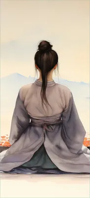 Produktbild von Türtapete Türposter Morgenstille - Größe: 93 x 205 cm