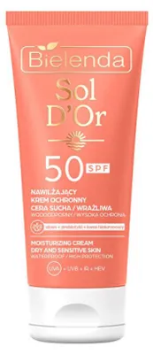 Obrázek produktu pro Bielenda Ochranný krém na opalování obličeje SPF 50 - suchá / citlivá pleť