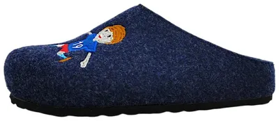 Productafbeelding van Jane Klain  Kinderschuhe Jungen Hausschuhe Pantolette Blau Freizeit