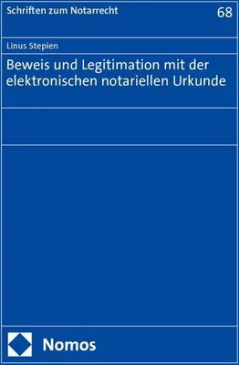 Obrázek produktu pro Důkaz a legitimace pomocí elektronického notářského zápisu