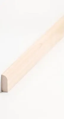 Produktbild von Abdeckleiste Massivholz 8 x 22 x 2000 mm Ahorn zum Kleben, Clipsen, Schrauben & Nageln Massivholz Sockelleiste by PROVISTON 2 Meter | 1 Stück
