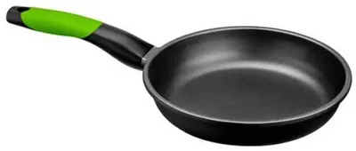 Produktbild von BRA A121452, Rund, Allzweckpfanne, Schwarz, Grün, PTFE, Aluminium, Gas, Induktion