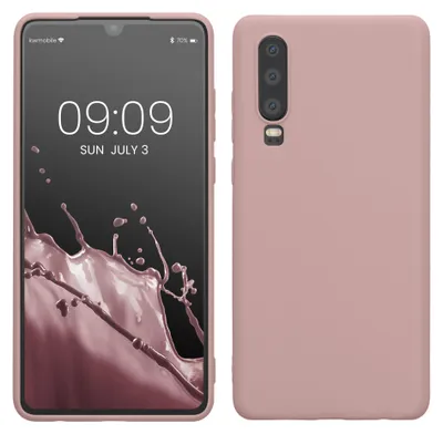 Produktbild von kwmobile Handyhülle für Huawei P30 Hülle - TPU Case - Kabelloses Laden - Schutzhülle Cover in Nude Lilac