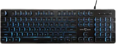 Zdjęcie produktu dla Klawiatura membranowa do gier White Shark TACHI, układ US, czarna (GK-003141)