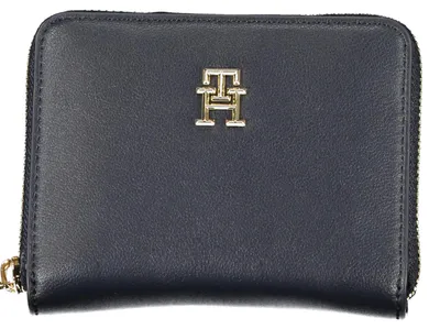 Produktbild von Eleganter blauer Damengeldbeutel mit 5 Fächern & Reißverschluss