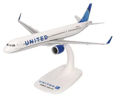 Produktbild von Herpa Snapfit 614351 - 1/200 United Airlines Airbus A321neo - N44501 - Neu
