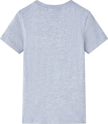 Produktbild von vidaXL Kinder-T-Shirt Grau 116