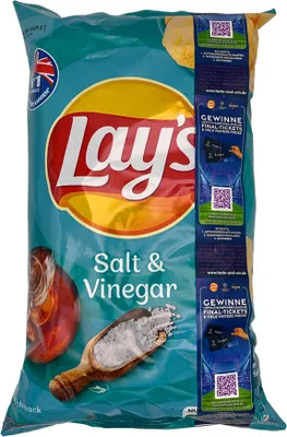 Produktbild von Lay's Salt & Vinegar Kartoffelchips 150g Beutel