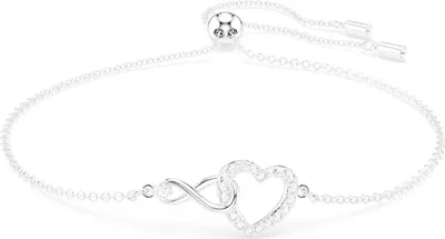 Immagine prodotto di Bracciale Swarovski 5524421/5604200 Infinity Heart, weiss, rodiato