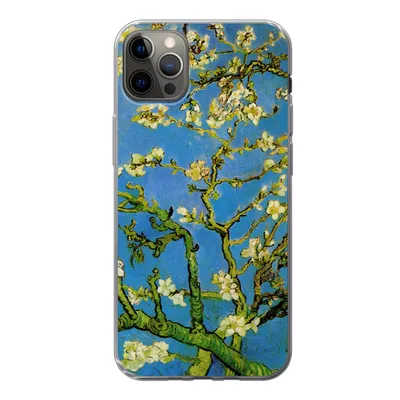 Produktbild von MuchoWow® Handyhülle Schutzhülle Hülle für iPhone 12 Pro Max Mandelblüte - Vincent van Gogh Silikon Softcase Handy Hülle - Hartschale