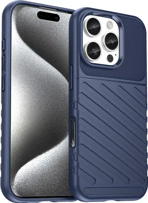 Produktbild von Silikonhülle Thunder Case Do Iphone 16 Pro Max - Niebieskie