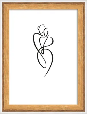 Image de Cadre photo Walther Silhouette 10x15 cm naturel