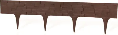 Produktbild von Gartenpalisade, Stein Optik, Beeteinfassung, Stone Palisade, Braun 2.4m