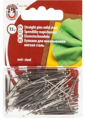 Obrázok produktu pre Mäkké oceľové špendlíky – 26 x 0,80 mm – kovové
