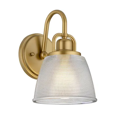 Produktbild von Elstead Dublin LED Wandleuchte G9 Lackiertes Naturmessing IP44