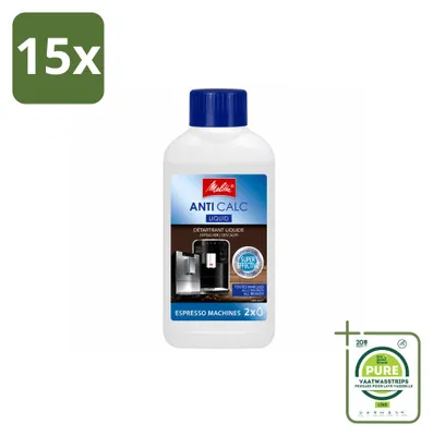 Produktbild von 15 x Melitta Flüssig-Entkalker für Kaffeevollautomaten - 250 ml - Großpackung - 15 Stücke
