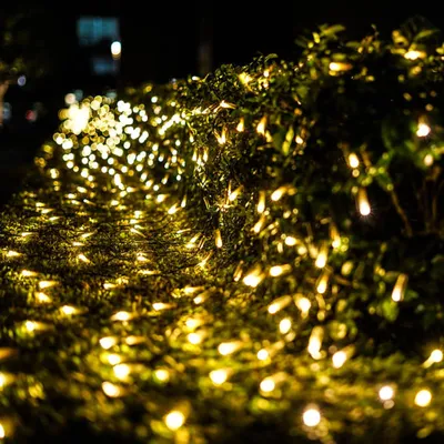 Produktbild von Vigevee Lichterketten LED Netz Lichterkette 200 LEDs 3×2 m Warmweiß IP44 8 Modi mit Memory für Garten Balkon Weihnachten