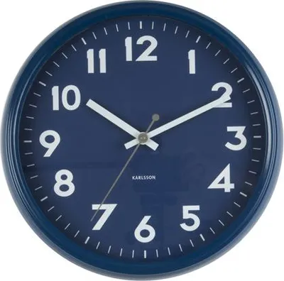 Obrázek produktu pro Nástěnné hodiny KA5610BL, Karlsson, Odznak, 38cm