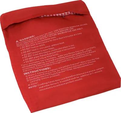 Produktbild von Always Fresh Kitchen Kartoffeltasche Mikrowelle rot 2 x 22 x 17 cm, 2 Stück