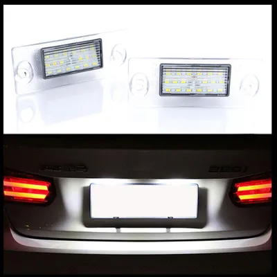 Produktbild von 2x 18 LED PREMIUM Kennzeichenbeleuchtung Kennzeichen für Audi A3 8L / A4 B5 8D