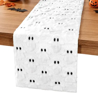 Tafelloper mit Geistermotiv, 33x183 cm, Halloween-Deko