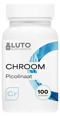 Produktbild von LUTO Supplements Chrom Picolinat 200 µg – 100 Tabletten