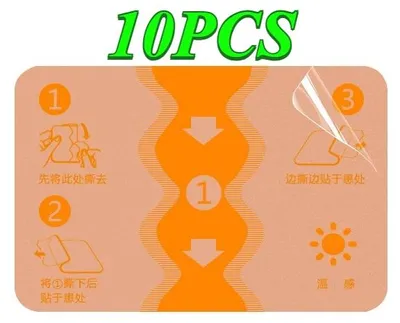 Produktbild von Wärmepflaster für Knie, Lendenwirbelsäule und Nacken - HT-10PCS - 10 Stück