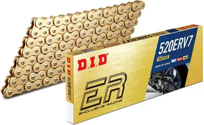 Immagine prodotto di Catena DID X-RING ERV7 aperta 106 maglie 520 oro chiusura rivetto