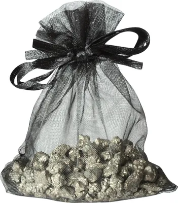 Produktbild von EDUPLAY 130307 Katzengold Pyrit im Organzabeutel (Mitgebsel), natur