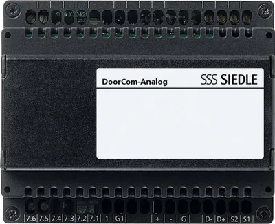 Produktbild von Siedle DCA 650-02, Zugangskontrolle, Schwarz, Siedle, CE, 0 - 40 °C, 107 mm