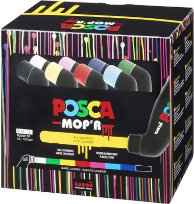 Image de POSCA Marker UNI MOP´R PCM-22 8er Set
