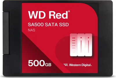 Produktbild von Red SA500 2,5" 500 GB Serial ATA III 3D NAND