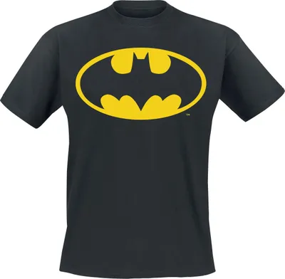 Produktbild von Batman T-Shirt Herren Classic Logo schwarz XL