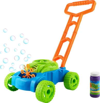 Zdjęcie produktu dla Kosiarka do baniek mydlanych dla dzieci +118 ml płynu na baterie Bubble 6342