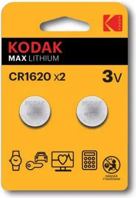 Produktbild von Kodak CR1620 Einweg-Lithiumbatterie
