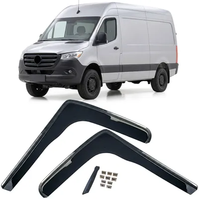 Obrázek produktu pro Deflektor větru, ochrana proti dešti, černý, pro Mercedes-Benz Sprinter 907, od roku 2018