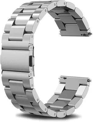 Produktbild von Universal Armband 20 mm - RVS316l Armband - auch für Samsung, Huawei, Ticwatch, Amazfit und Honor Smartwatches geeignet