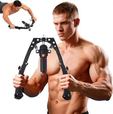 Obrázek produktu pro 2-in-1 Power Twister 10 200kg - Nastavitelné - Trenér a břišní váleček - Ideální pro posilovací trénink - ShopFlot