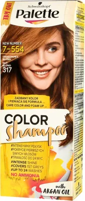 Immagine prodotto di Palette di colori shampoo per la colorazione dei capelli 317 (7-554) Biondo noce