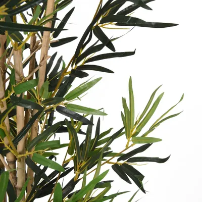 Image de vidaXL Bambou artificiel 1104 feuilles 180 cm vert