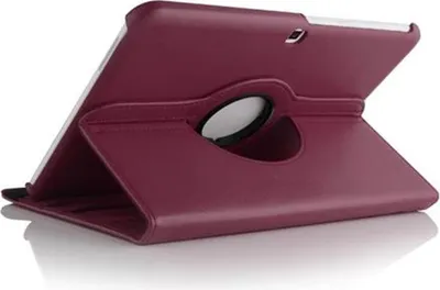 Produktbild von Cadorabo Hülle für Samsung Galaxy Tab 4 10.1 Zoll Tablet Schutz Hülle in Lila Schutzhülle Etui Case Tasche Cover