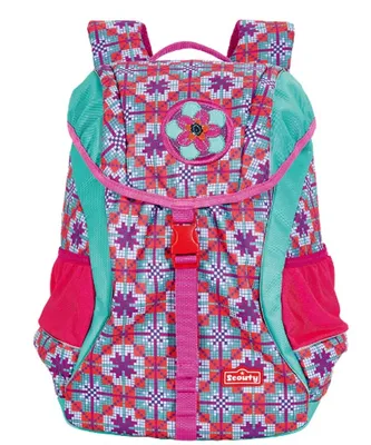 Produktbild von Scouty Woody Kinder Rucksack Hippie 12 Liter Kinderrucksack mit Sitzmatte