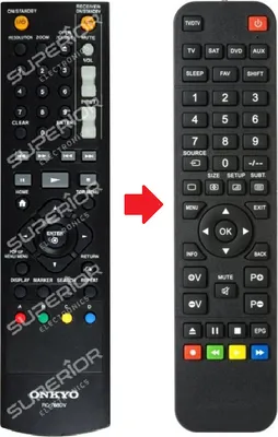 Produktbild von Ersatz Fernbedienung für Onkyo RC-788DV | BD-SP308