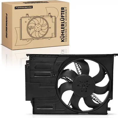 Obrázok produktu pre Frankberg 1x ventilátor chladenia motora s rámom ventilátora chladiča BMW F45 F46 MINI F56 F56 F57 F54 F60 Cooper