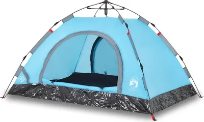 Produktbild von vidaXL Campingzelt 2 Personen Blau Quick Release