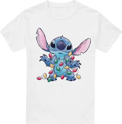 Obrázok produktu pre Lilo & Stitch - Tričko pre mužov TV3556 (S) (Biela)